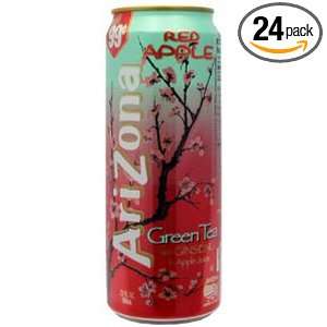 Arizona Red Apple Green Tea, 23 Ounces (Pack Of 24)  