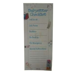  Babysitter Checklist Case Pack 60 