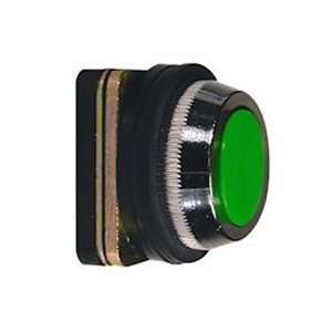 Altech 30mm Push Button Body, Metal, Momentary, Flush, Green (Requires 