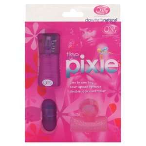  Pixie Remote 2in1 Toy, Purpl 4 Speed Dbl Jack Controller 