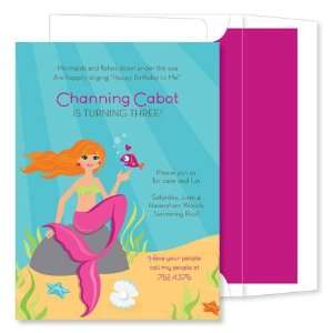   Collections   Invitations (Mermaid   Redhead)
