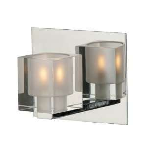  ET2 Lighting E22031 18 Blocs Wall Sconce, Chrome