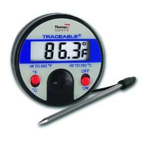 Thomas Traceable Ultra Full Scale Thermometer, 5.75 Probe Length,  58 