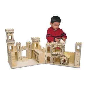  Melissa & Doug Deluxe Folding Medieval Castle Toys 