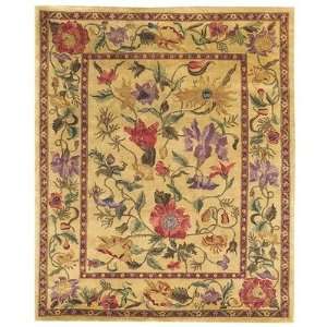  Capel 1770 100 Panama Orchids Amber Contemporary Rug 