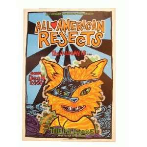  All American Rejects Poster Handbill Fillmore The 