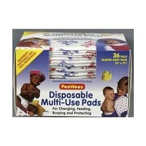  PeeWees Disposable Multi Use Pads   XL 4 pk. Baby