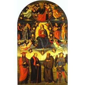 Hand Made Oil Reproduction   Pietro Perugino   24 x 40 inches   The 