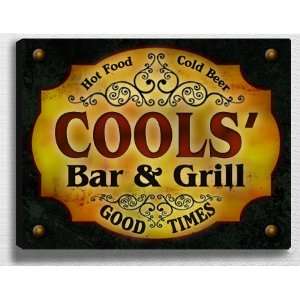  Coolss Bar & Grill 14 x 11 Collectible Stretched 