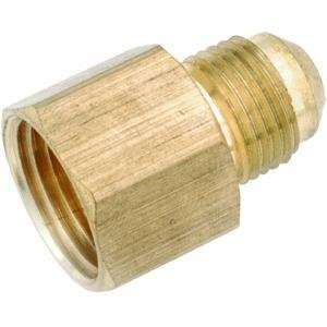 Anderson Metal 754046 0812 Brass Female Coupling   1/2 X 3/4(pack of 5 