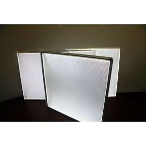  Edge lit LED Light Box with Silver Anodized Frame 24x30 