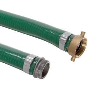 Unisource 1510 Green PVC Suction/Discharge Hose Assembly, 4 MPT x 