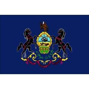 10 Feet Pennsylvania Nylon   outdoor State Flags Made in US.