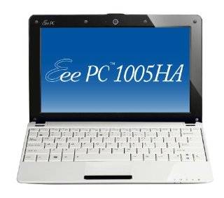 ASUS Eee PC 1005HA VU1X WT 10.1 Inch White Netbook   8.5 Hour Battery 