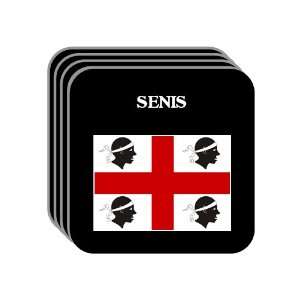   Region, Sardinia (Sardegna)   SENIS Set of 4 Mini Mousepad Coasters