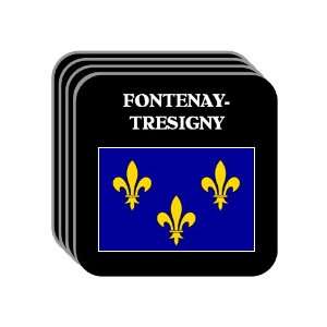  Ile de France   FONTENAY TRESIGNY Set of 4 Mini Mousepad 