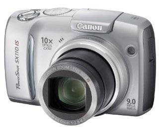 Canon Powershot SX110IS 9MP Digital Camera with 10x Optical Image 