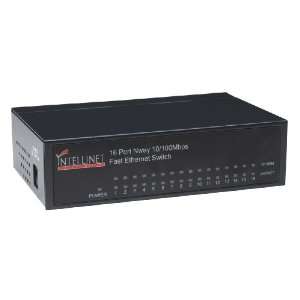  Intellinet 16 Port 10/100Mbps Fast Ethernet Office Switch 