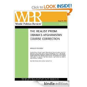 Obamas Afghanistan Course Correction (The Realist Prism, by Nikolas 