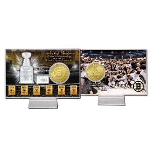  NHL Boston Bruins Six Time Stanley Cup Champions Bronze 