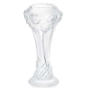  Lalique Button Rose Vase 12594