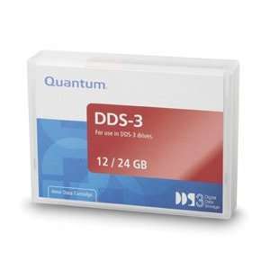  QUANTUM Tape, 4mm DDS 3, 125m, 12/24GB Electronics