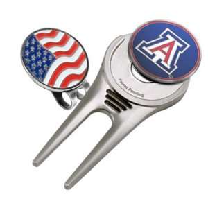  Arizona Wildcats Divot Tool Hat Clip with Golf Ball Marker 