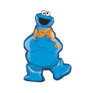 Cookie Monster 31 Birthday Mylar Shape Balloon Decorations Supplies 
