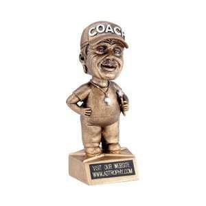   Trophies   New Resin Bobble Head COACH (Male)