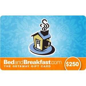  $250 BedandBreakfast Getaway Gift Card Electronics