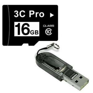  3C PRO 16GB 16G Class 10 C10 microSD microSDHC SDHC 