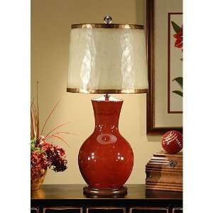  Wildwood Lamps 17108 Lucious Red 1 Light Table Lamps in 