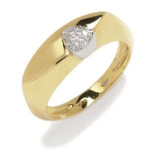   18 karat Gold with Diamond, form Heart, weight 5.3 grams Jewelry