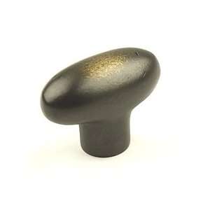  Whistler Cast Bronze Oval Knob, 1 7/8 diameter
