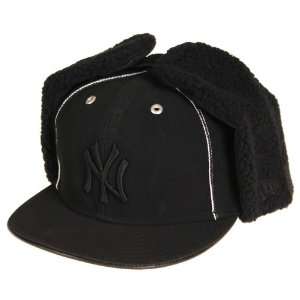  New Era Cap Fitted New York Yankees Dog Ear Black Sports 