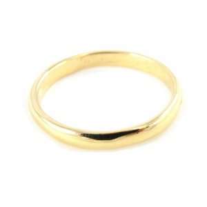   Alliance plated gold Demi jonc 3 mm (0. 12).   Taille 50 Jewelry