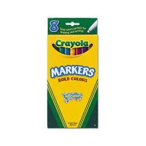  CYO587836 Crayola® MARKER,BOLD,WASH,FNE,8/ST Everything 