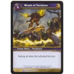  Wrath of Turalyon RARE #76   World of Warcraft TCG 
