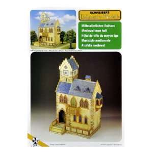    Schreiber Bogen Medieval Town Hall Card Model Toys & Games