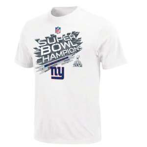  New York Giants SUPER BOWL 46 Champs Locker Room T Shirt 