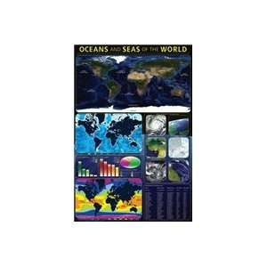  Oceans and Seas of the World Laminated Poster