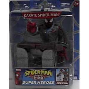   man & Friends Karate Spider man Action Figure By Toy Biz Toys & Games