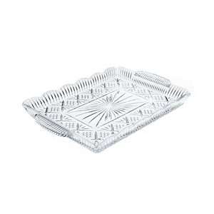  Set of 2 Dublin 14 x 11 Crystal Serving Tray Kitchen 