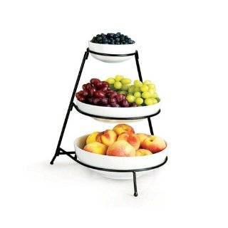 ESSENTIAL 3 TIER WHITE ROUND BOWL IN GIFT BOX