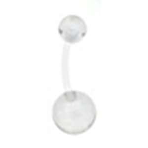  14g Bioflex Sexy Belly Button Navel Ring Jewelry with 