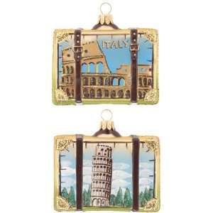  Italy Suitcase Christmas Ornament