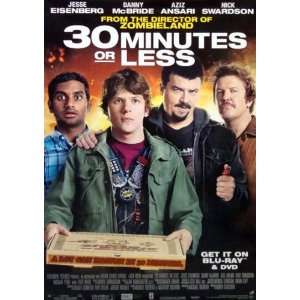  30 Minutes or Less Movie Poster 27 X 40 (Approx 