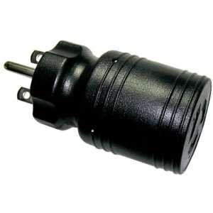 Conntek 30112 Twist Lock Adapter 15 Amp 250 Volt Male Plug To 15 Amp 