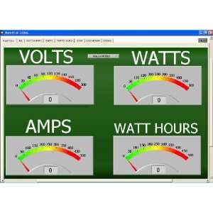   With Computer Data Logger Software for Volts Watts & Amps Electronics