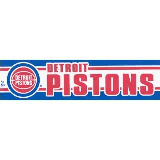  Detroit Pistons 11 x 3 Bumper Sticker Automotive